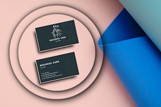 make all kinds of modern business cards for your business and company