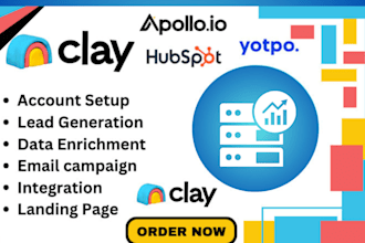 setup clay, clay com, hubspot crm, apollo io, hubspot automation, yotpo sms