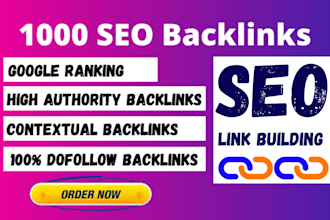 do high quality link building SEO dofollow contextual backlinks website ranking