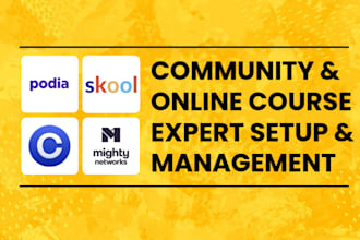do expert circle so skool community online course mighty networks podia course