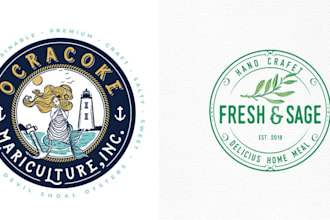design coffee shop, catering bar restaurant logo