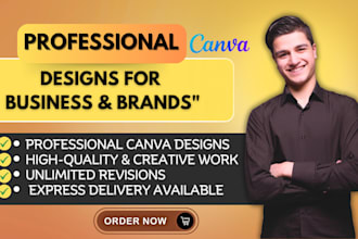 design business flyers social media posts and food menus using canva