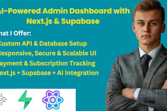develop ai powered dashboard supabase admin with lovable ai and bolt new ai