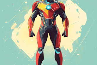 draw your own comic superhero character, sfw or nsfw