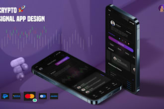 design professional clean mobile app design