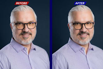 do professional photo editing corporate business headshot retouch skin retouch