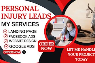 generate attorney leads lawyer personal injury website divorce lead facebook ads