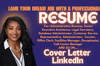 write administrative executive legal clerk assistance career courier cfo resume