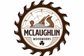 design modern woodwork logo with free vector files