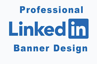 design professional responsive linkedin banner in 24 hours