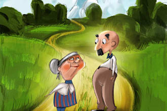 create stylized character illustrations