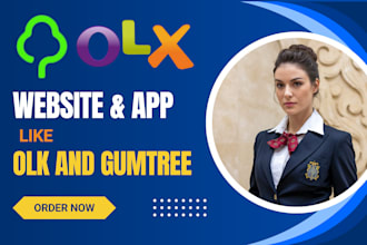 create classified ads website and apps like olx and gumtree job portal website