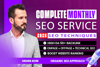 do monthly seo service for keyword rankings on google, high quality backlinks