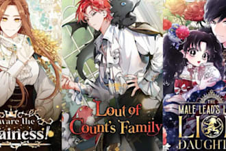 promote webtoon comics, voyceme, dreame, webnovel, tapas to gain engagement
