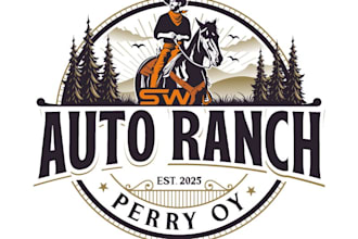 design modern horse ranch logo
