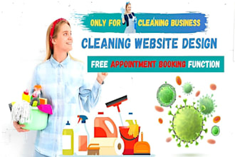 do house cleaning website office cleaning service website cleaning landing page