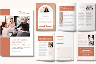 design PDF ebook design, workbook design, lead magnet design