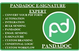 convert your pdf form to fillable automation integration bulk send with pandadoc