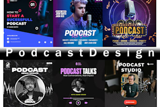 design eye catchy podcast cover art