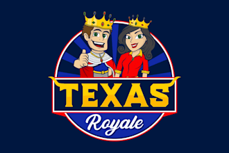 design unique texas royal logo