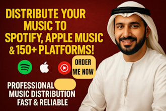 distribute your music all streaming platform apple music spotify pro royalty epk