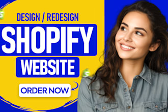 design, redesign shopify store,  shopify website, shopify dropshipping store