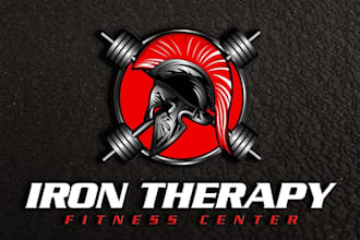design a modern fitness, gym, health, and 3d logo