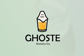 design a modern, creative brewery logo for your beer brand