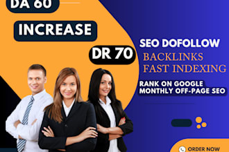 increase ahrefs domain rating DR, moz authority da upto 60
