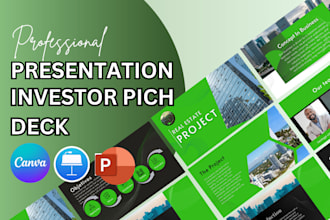 design investor presentation, business, startup pitch deck sponsorship proposal