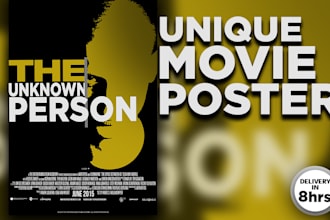 create a professional unique movie poster