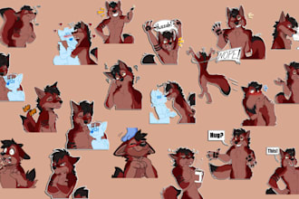 draw furry telegram stickers nsfw furry sticker discord animated sticker
