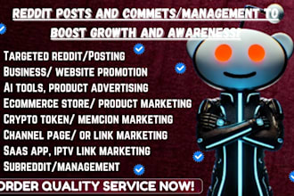 manage reddit post for business iptv website app, ai ecommerce product saas link