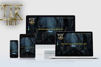 make a website for your metal band in wordpress