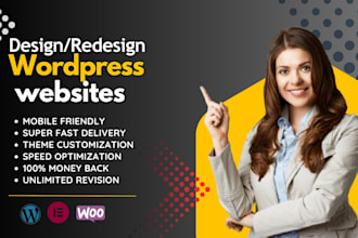 do responsive wordpress website design or website redesign