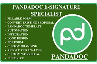 create fillable form and convert existing proposal in to pandadoc template