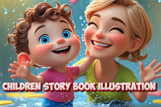 draw children story book illustration children picture book illustration covers