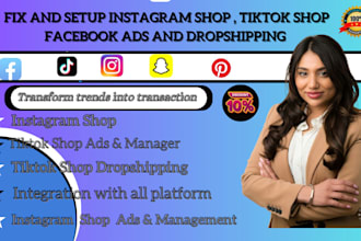 be your instagram shop manager tiktok shop manager social medial management