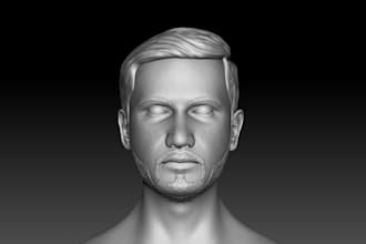 sculpt full body, 3d head, 3d miniature, 3d bust ,3d rendering funko pop