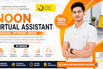 be your noon virtual assistant for noon uae ksa and egypt