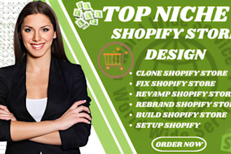 build, rebuild, revamp, rebrand, clone, fix, shopify web, shopify store design