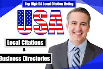 do USA local citations and business directory to improve your local SEO ranking