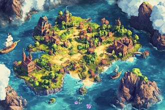do custom fantasy map for you