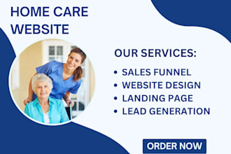 home care website home care  elderly care health care website