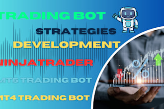 create custom automated trading bot for ninjatrader 8 and mt4 mt5 strategy