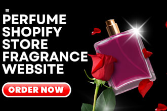 design perfume shopify store fragrance cologne shopify website