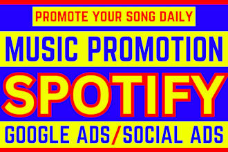 promote your spotify music and album