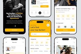 develop ai salon booking app, ai booking app, spa app, barber app, salon app