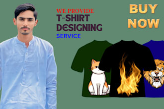 design unique and trendy t shirts and merchandise