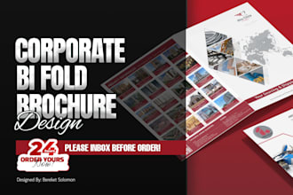 design business, corporate flyer, brochure